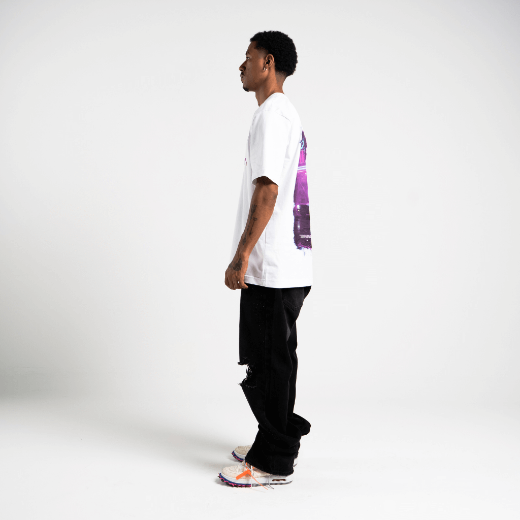 AURUM METROPOLIS III MIAMI 2.0 CAMISETA OVERSIZED BLANCA