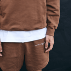 SINNERS GARMENTS SHORTS DE ALGODON CAFE