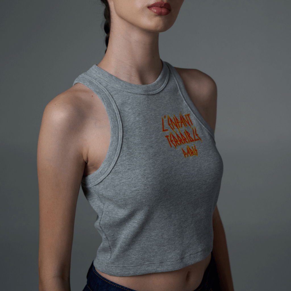 SINNERS ENFANT TERRIBLE TANK TOP MUJER GRIS