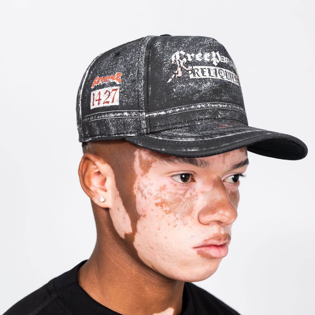 CREEP BRAND RELIQUIES NOIR GORRA AJUSTABLE GRIS OSCURO
