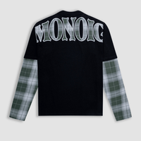 MONOIC TUTTO BENE I CAMISETA OVERSIZED CORE DOBLE MANGA NEGRA