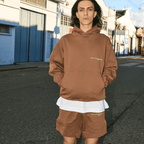 SINNERS GARMENTS SHORTS DE ALGODON CAFE