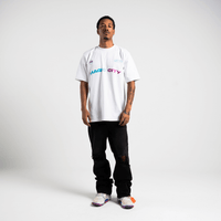 AURUM METROPOLIS III MIAMI 2.0 CAMISETA OVERSIZED BLANCA