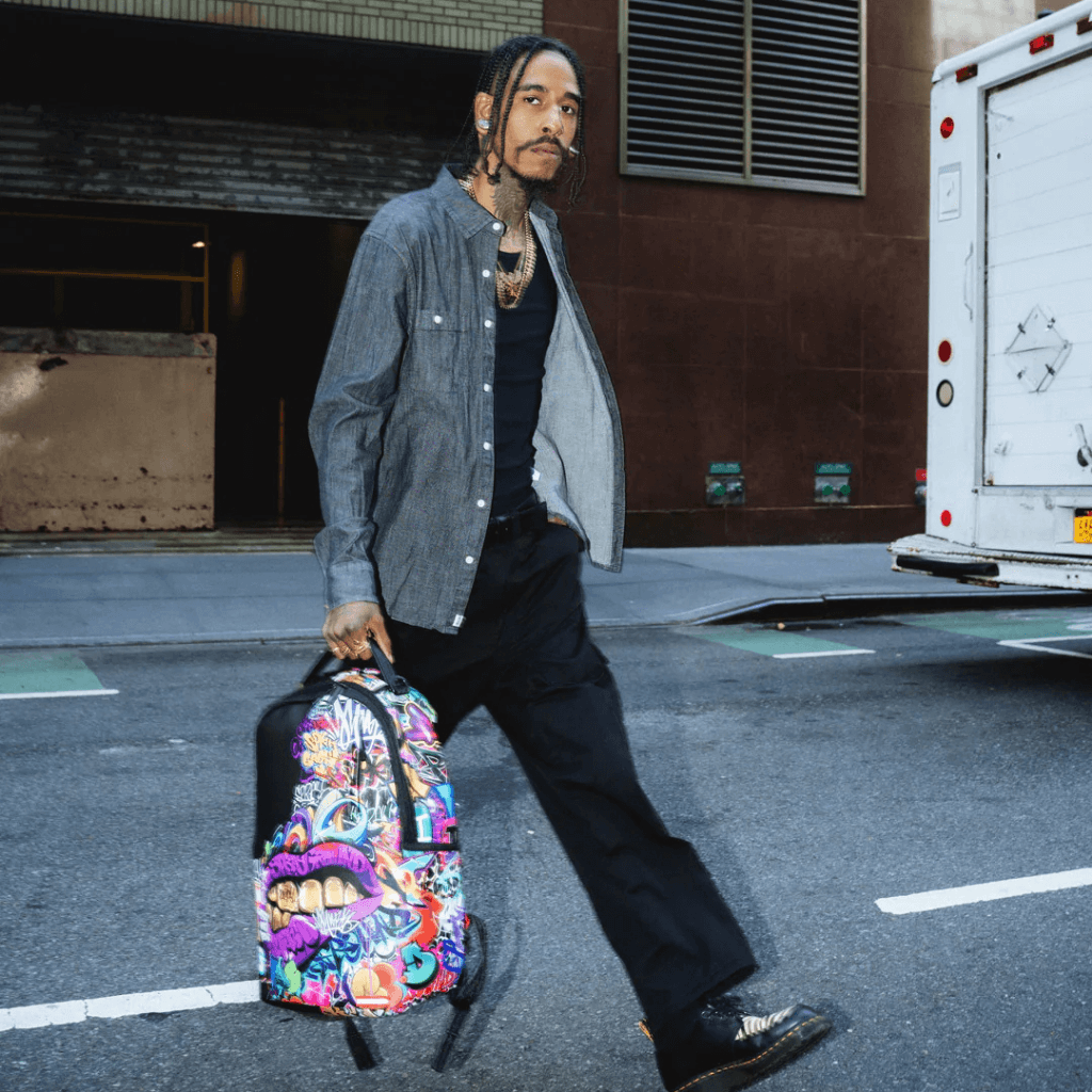 MORRAL SPRAYGROUND HALF GRAF LIPS BACKPACK
