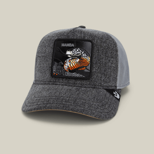 GOORIN BROS THE MAMBA GREY GORRA CAMIONERA AJUSTABLE GRIS