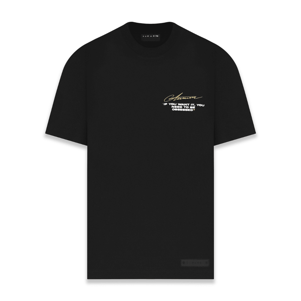 AURUM STARS I KB CAMISETA OVERSIZED NEGRA