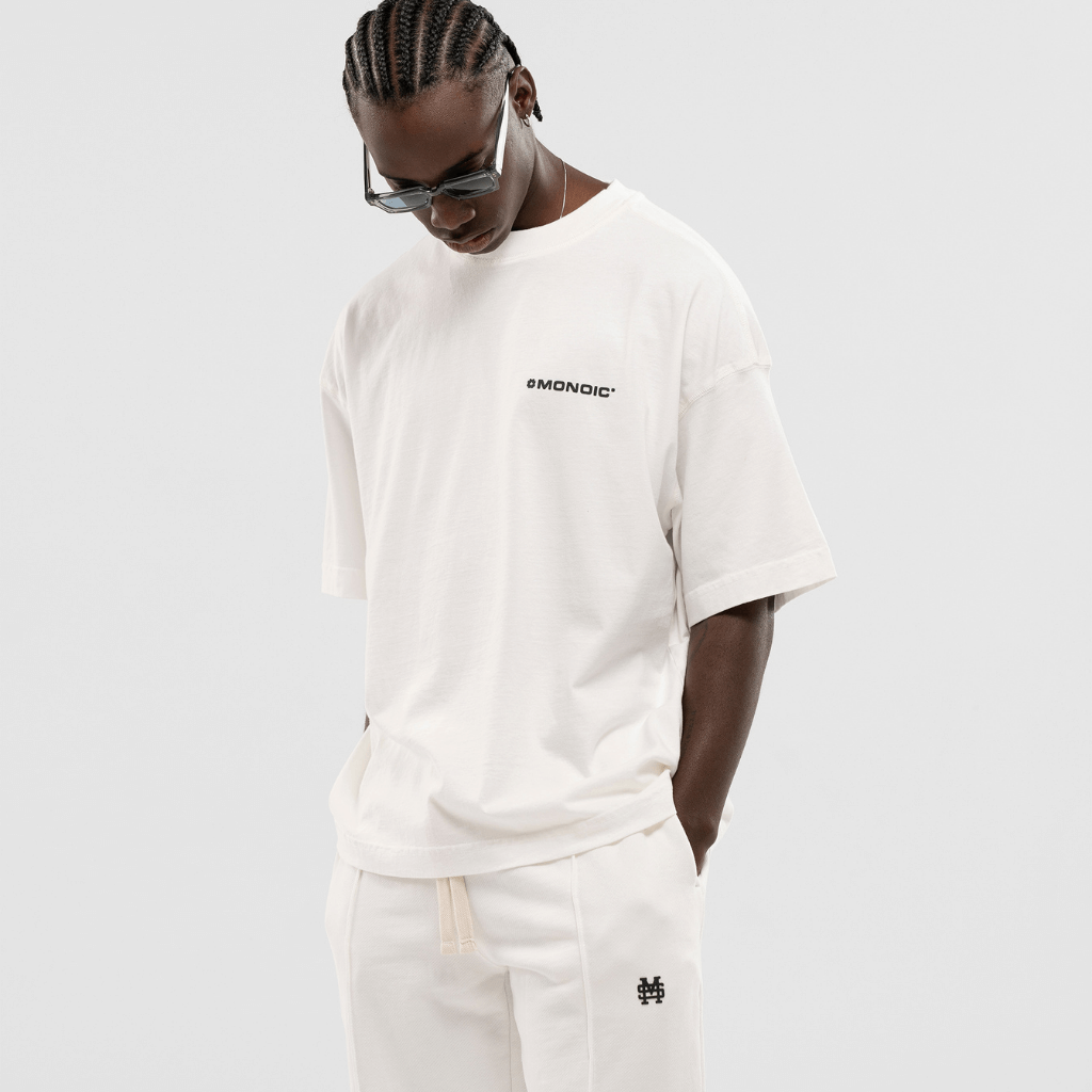 MONOIC TIMELESS V2 CAMISETA  BOXY FIT BLANCA
