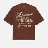 ASTRONOMIC ANDIAMO PIANO, MY FRIEND VECCHIO Y BELLO CAMISETA OVERSIZED CAFE