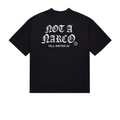 SINNERS NOT A NARCO FW25 CAMISETA BOXY NEGRA
