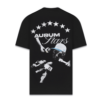 AURUM STARS I KB CAMISETA OVERSIZED NEGRA