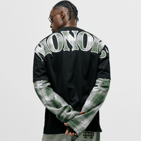 MONOIC TUTTO BENE I CAMISETA OVERSIZED CORE DOBLE MANGA NEGRA