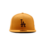 NEW ERA 9FIFTY MLB LA DODGERS LOSDOD PAN TAN GORRA AJUSTABLE CAFE