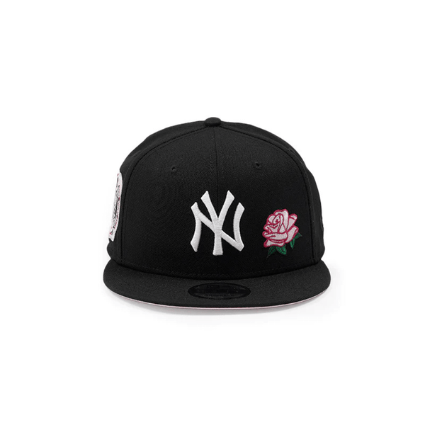 NEW ERA 9FIFTY MLB NEW YORK YANKEES ROSE COLLECTION GORRA AJUSTABLE NEGRA