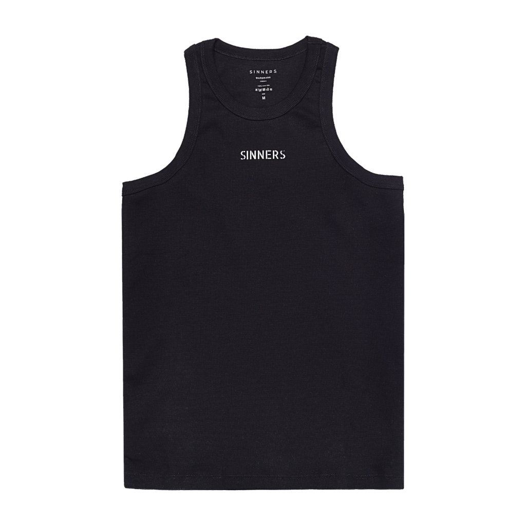 SINNERS TANK TOP HOMBRE NEGRO