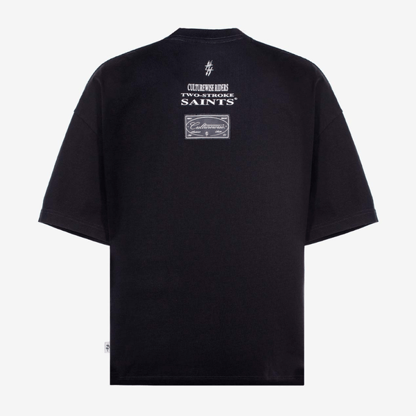 CULTUREWISE TWO STROKE SAINTS CAMISETA OVERSIZED DMX NEGRA