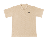 AP CROWN CLASSY PIECES CAVE CAMISA TEJIDA BEIGE