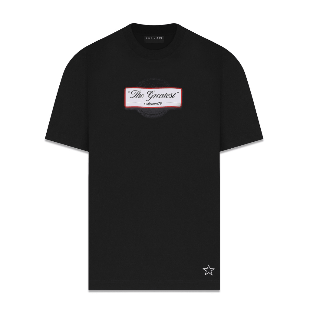AURUM STARS II MA CAMISETA OVERSIZED NEGROS