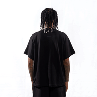 CREEP BRAND CAMISETA OVERSIZE BASICS CHROME V2 NEGRA