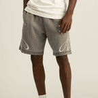AP CROWN HIDDEN DEPTHS RIVER SHORT OVERSIZE GRIS