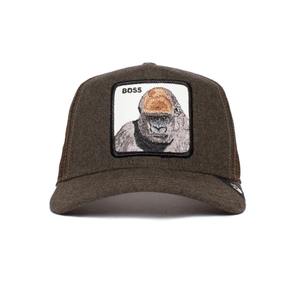 GOORIN BROS GORILA BOSS ENERGY GORRA CAMIONERA AJUSTABLE CAFE