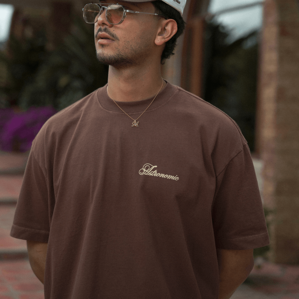 ASTRONOMIC ANDIAMO PIANO, MY FRIEND VECCHIO Y BELLO CAMISETA OVERSIZED CAFE