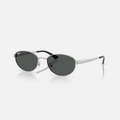 GAFAS RAYBAN RB3774D LENTE GRIS MARCO PLATEADO
