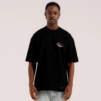 AURUM STARS I KB CAMISETA OVERSIZED NEGRA