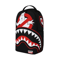 MORRAL SPRAYGROUND GHOSTBUSTERS LOGO AND SHARK MOUTH NEGRO
