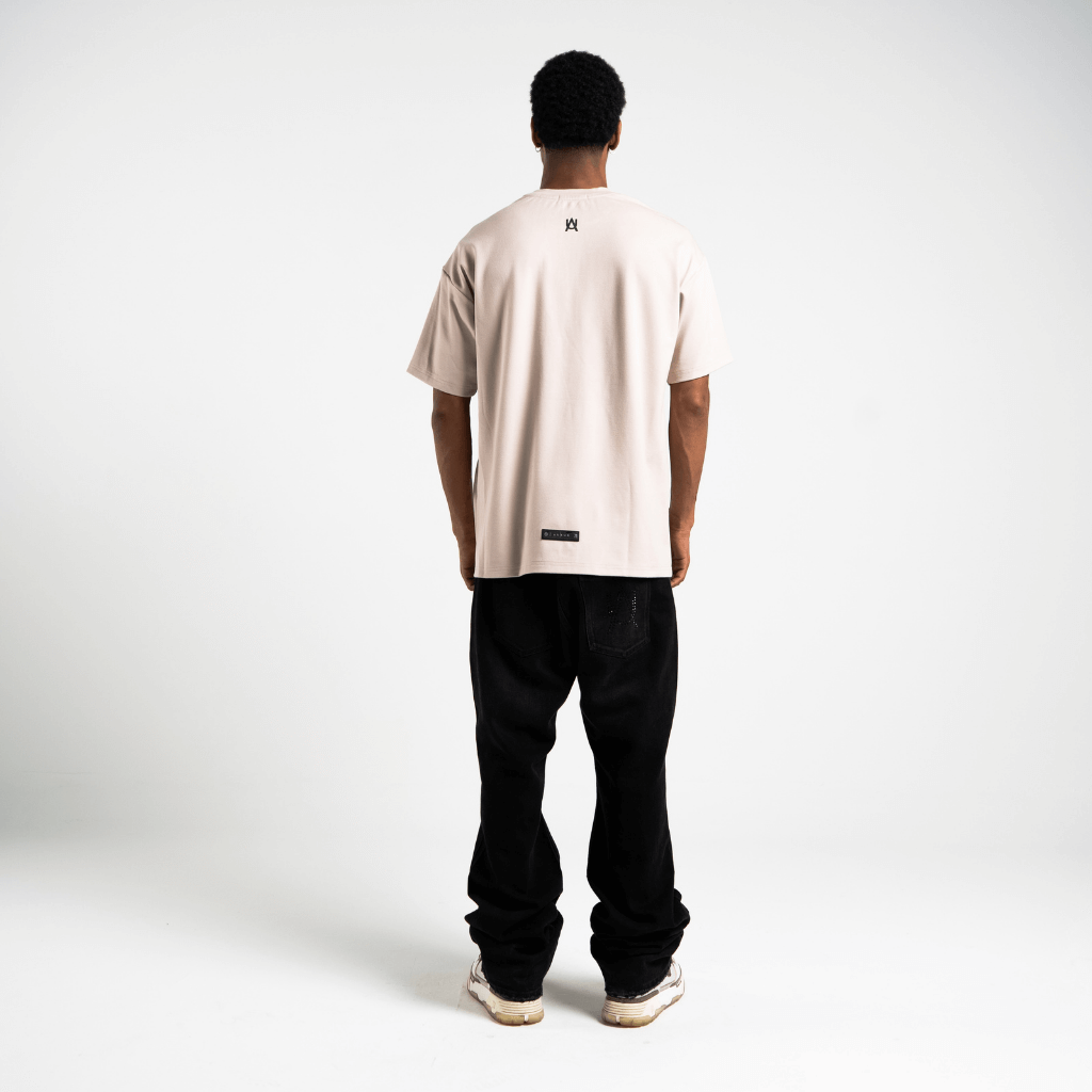 AURUM METROPOLIS III MOCHA LINE CAMISETA OVERSIZED CAFE