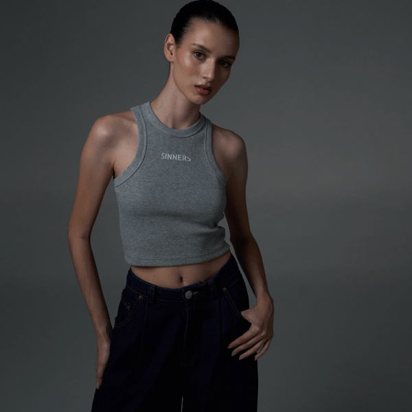 SINNERS TANK TOP MUJER GRIS