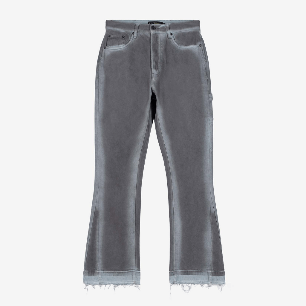 CULTUREWISE TWO STROKE SAINTS PANTALONES FLARE JEAN GRIS