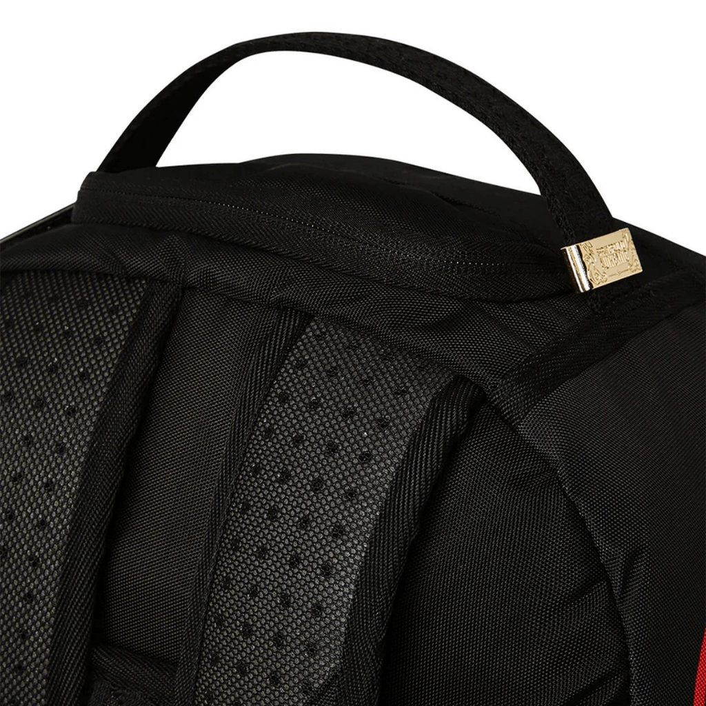 MORRAL SPRAYGROUND GHOSTBUSTERS LOGO AND SHARK MOUTH NEGRO