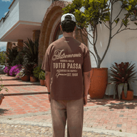 ASTRONOMIC ANDIAMO PIANO, MY FRIEND VECCHIO Y BELLO CAMISETA OVERSIZED CAFE