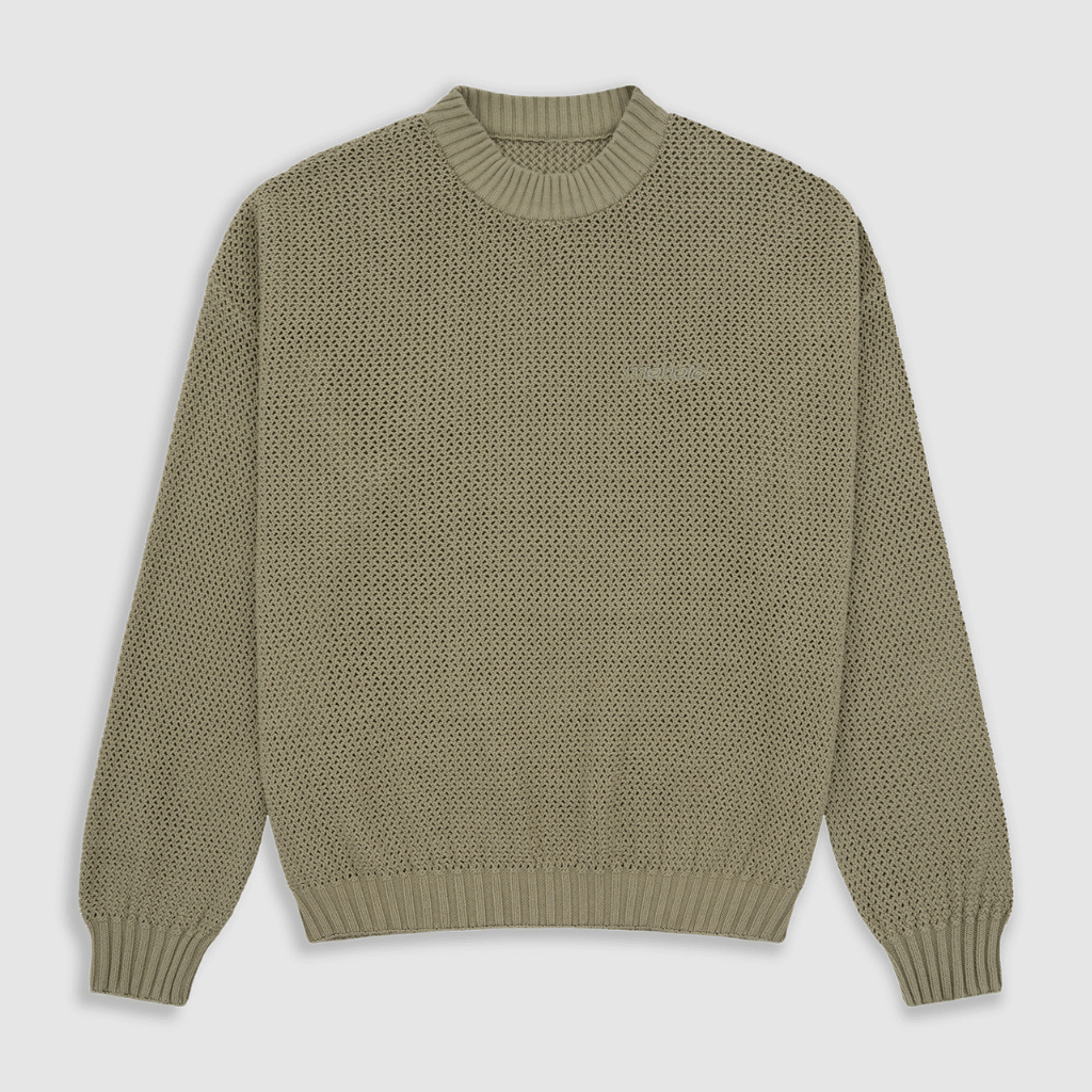 MONOIC TUTTO BENE 2 KNIT MONOGRAM SWEATER VERDE OLIVA