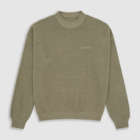 MONOIC TUTTO BENE 2 KNIT MONOGRAM SWEATER VERDE OLIVA