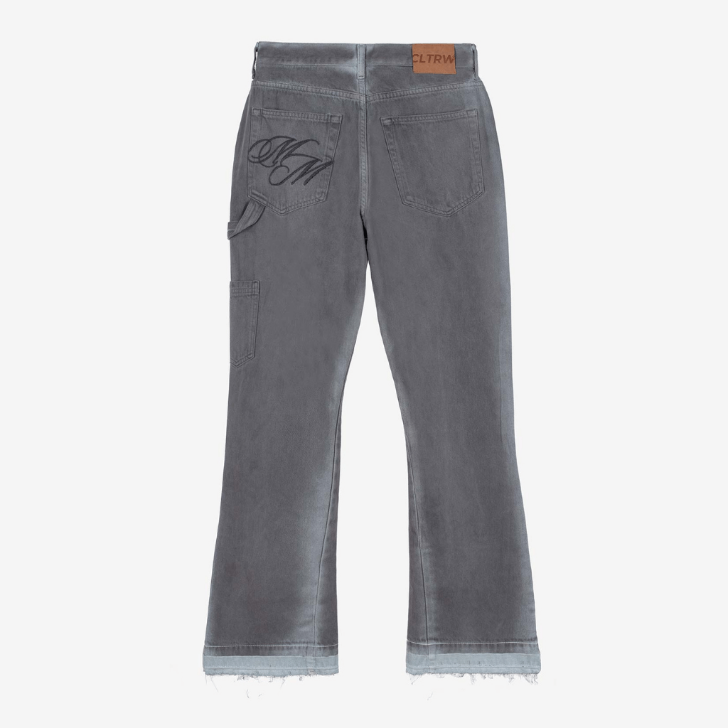 CULTUREWISE TWO STROKE SAINTS PANTALONES FLARE JEAN GRIS