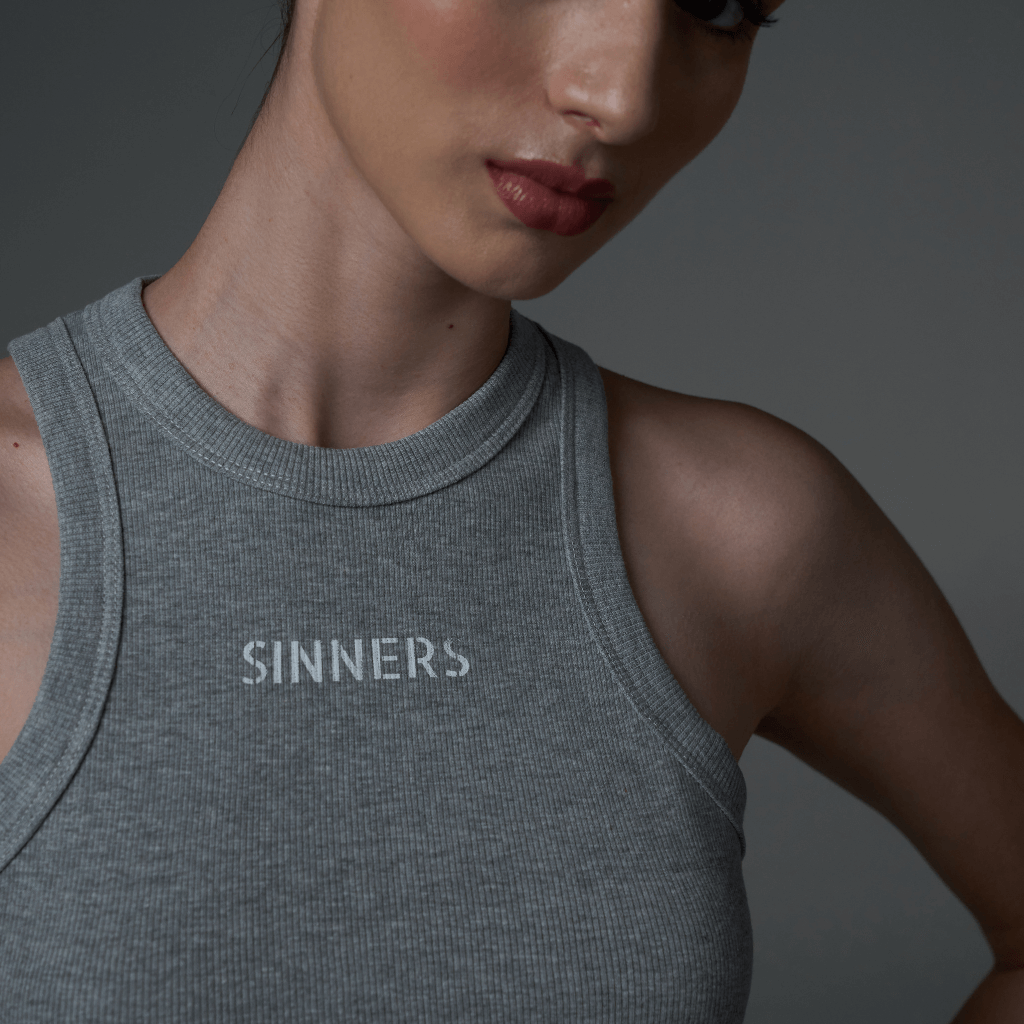 SINNERS TANK TOP MUJER GRIS