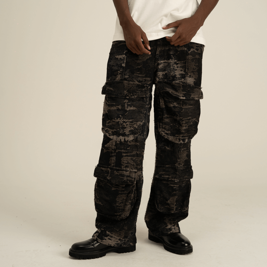 AP CROWN FIAT LUX SANCTA PANTS OVERSIZE GRIS