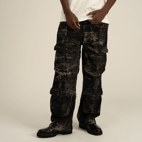 AP CROWN FIAT LUX SANCTA PANTS OVERSIZE GRIS