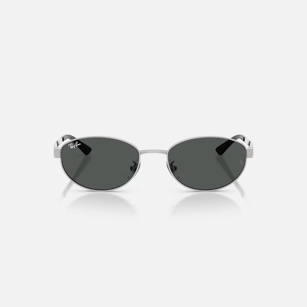 GAFAS RAYBAN RB3774D LENTE GRIS MARCO PLATEADO