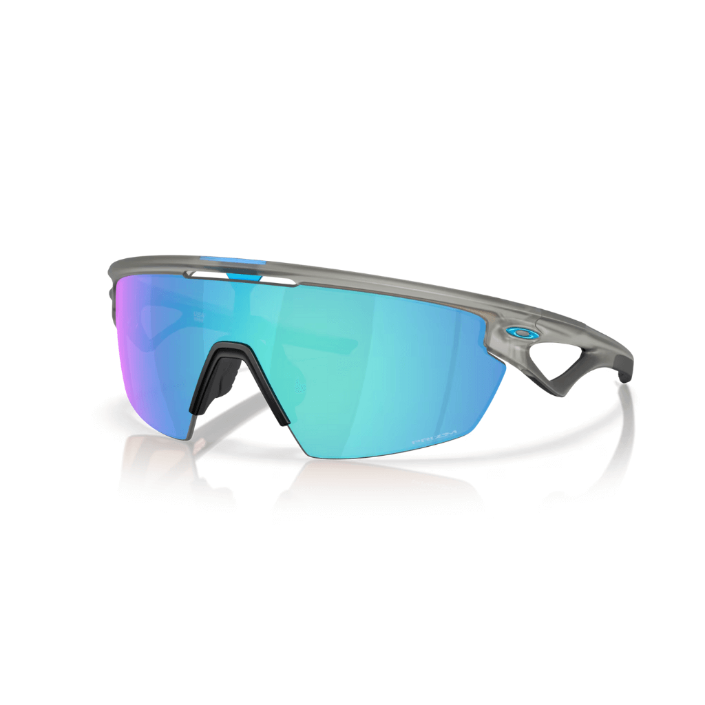 GAFAS OAKLEY SPHAERA MARCO GRIS LENTE AZUL PRIZM