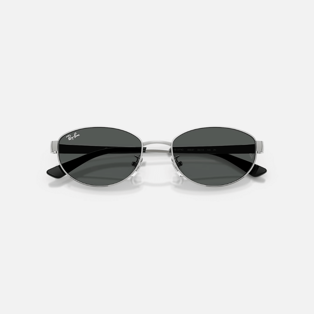 GAFAS RAYBAN RB3774D LENTE GRIS MARCO PLATEADO