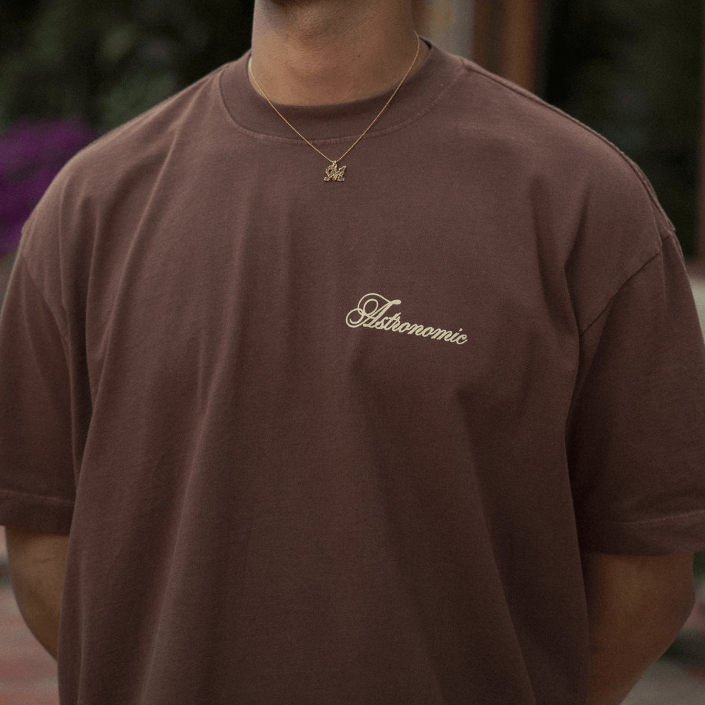 ASTRONOMIC ANDIAMO PIANO, MY FRIEND VECCHIO Y BELLO CAMISETA OVERSIZED CAFE