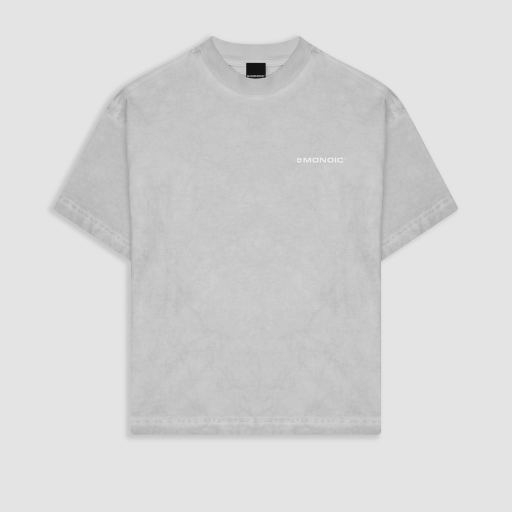 MONOIC TIMELESS V2 CAMISETA  BOXY FIT GRIS DESGASTADO