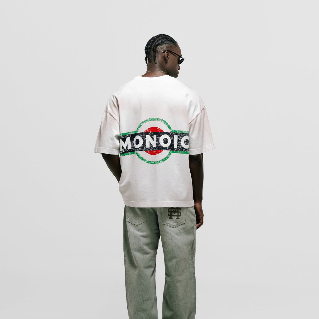 MONOIC TUTTO BENE I CAMISETA BOXY FIT MARTINI BLANCO HUESO