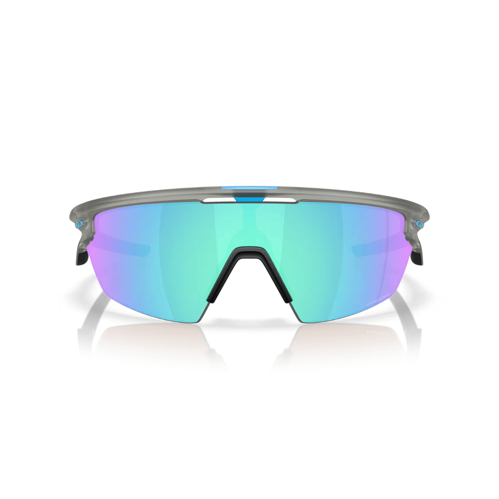 GAFAS OAKLEY SPHAERA MARCO GRIS LENTE AZUL PRIZM