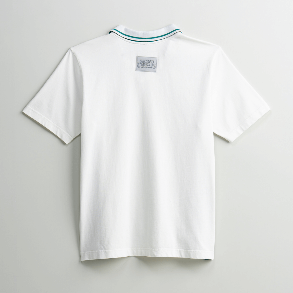 AP CROWN HILOS SAGRADOS SETA CAMISETA REGULAR BLANCA