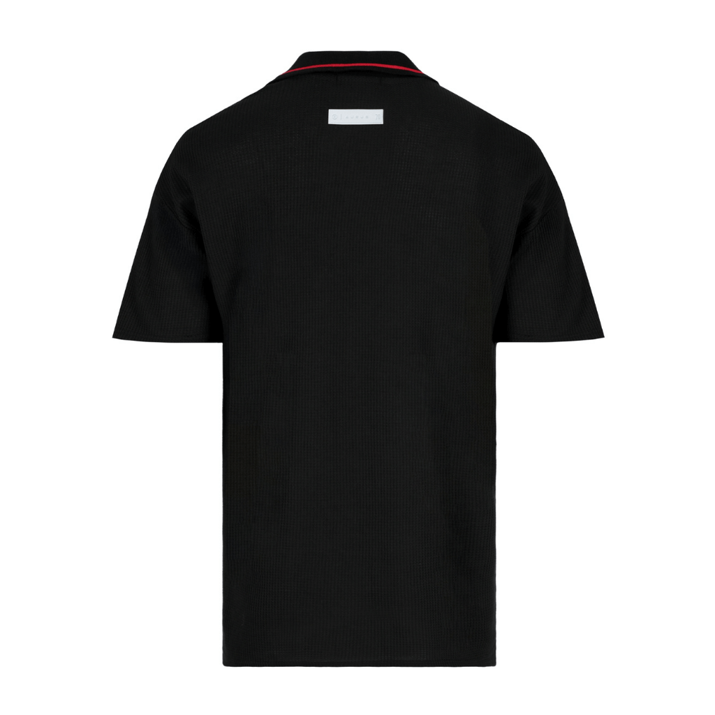 AURUM METROPOLIS III MONACO POLO CAMISETA LOOSE FIT NEGRA