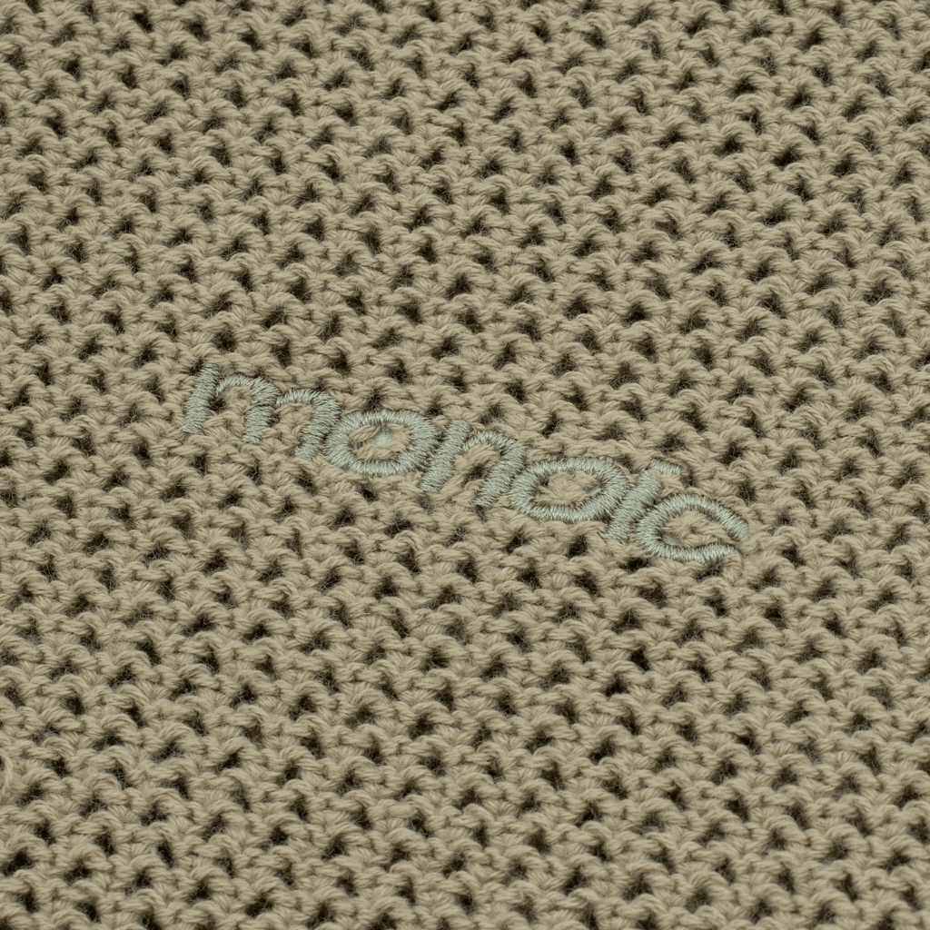 MONOIC TUTTO BENE 2 KNIT MONOGRAM SWEATER VERDE OLIVA