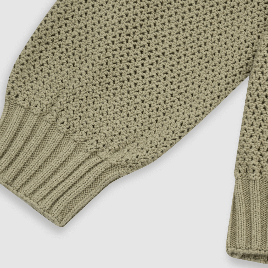 MONOIC TUTTO BENE 2 KNIT MONOGRAM SWEATER VERDE OLIVA